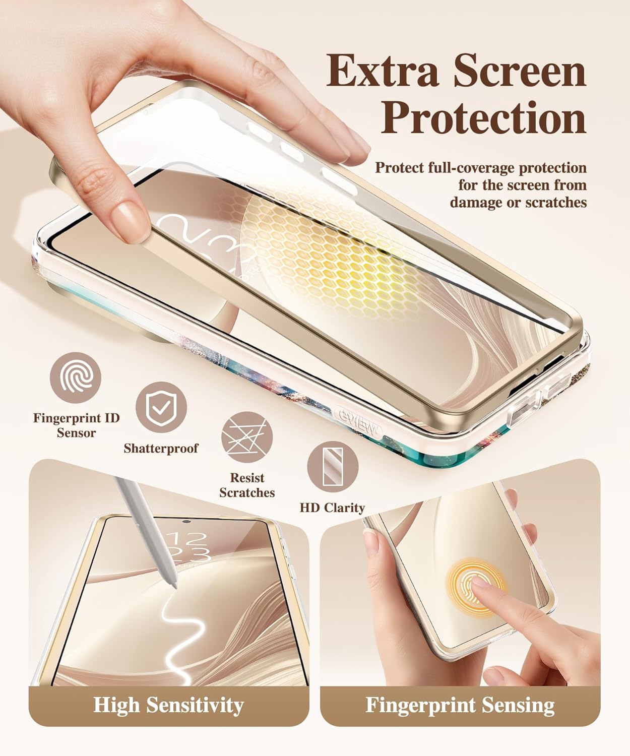 GVIEWIN Compatible with Samsung Galaxy S26 Plus Case