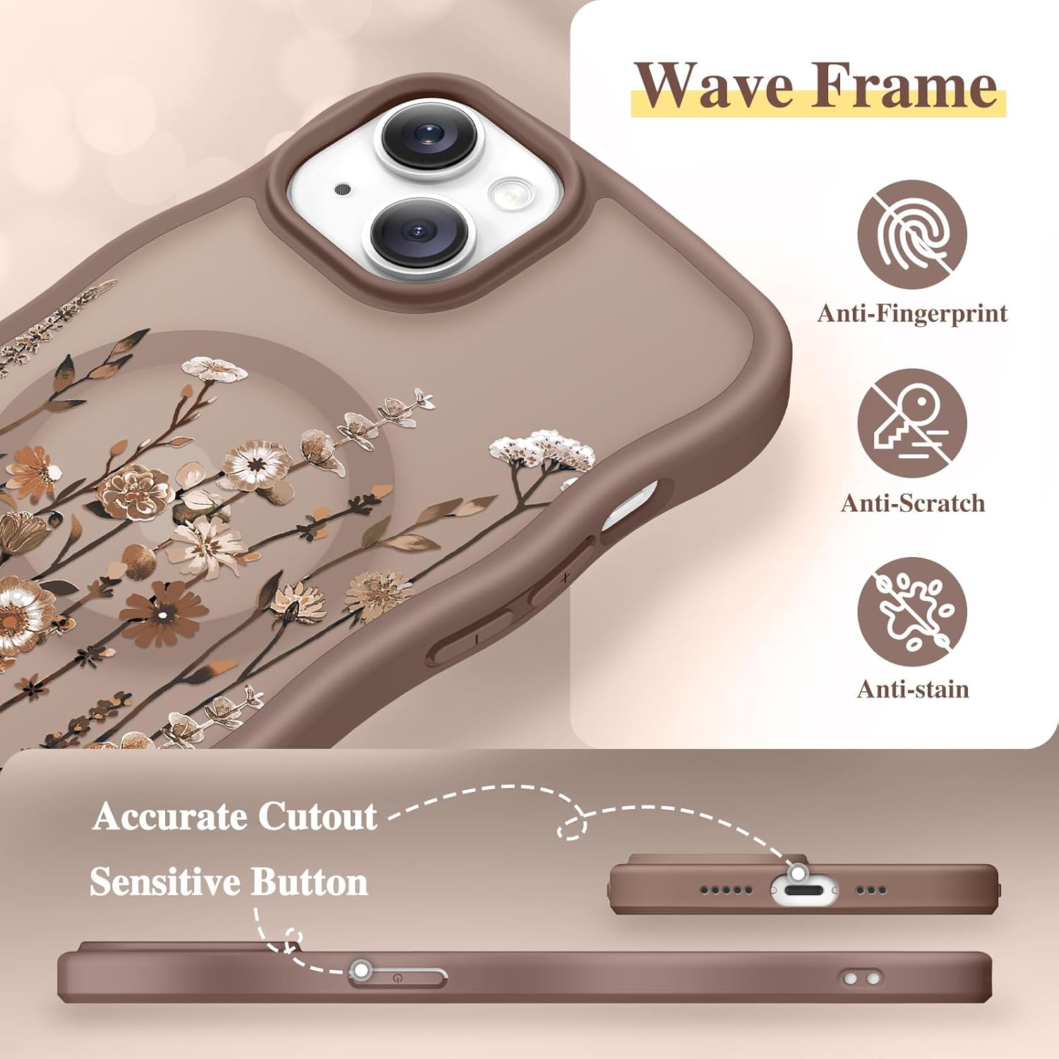 GVIEWIN Cute for iPhone 14 Case