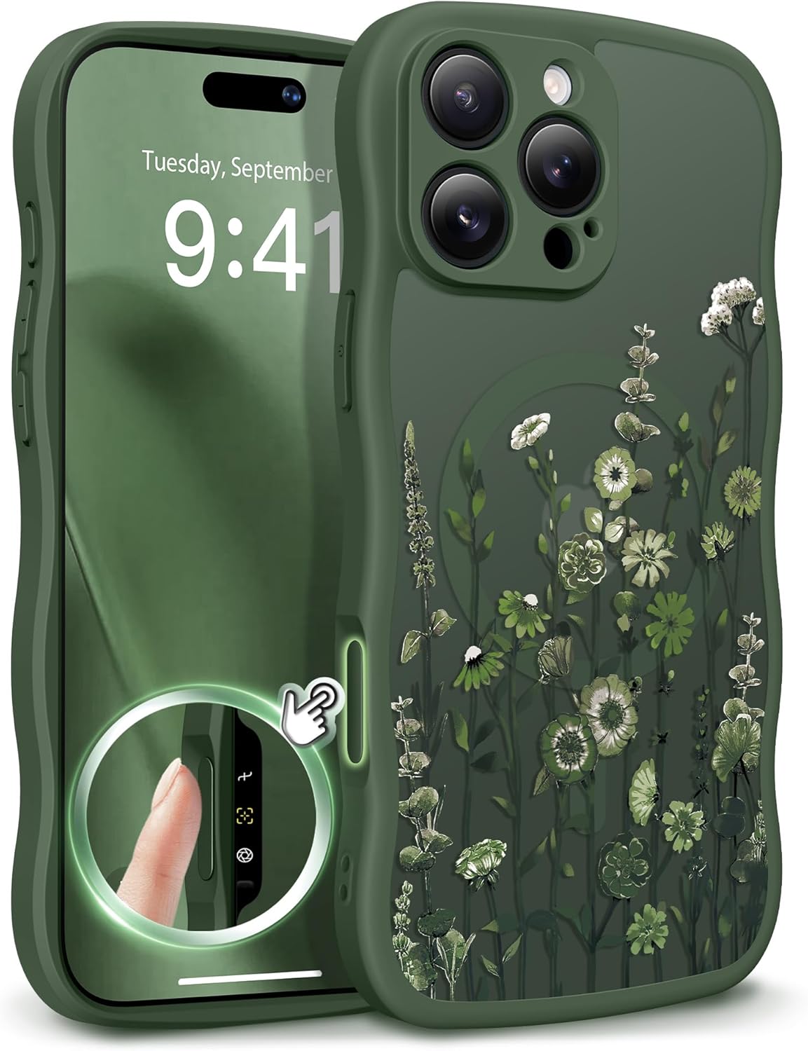 GVIEWIN for iPhone 16 Pro Max Case Compatible with MagSafe