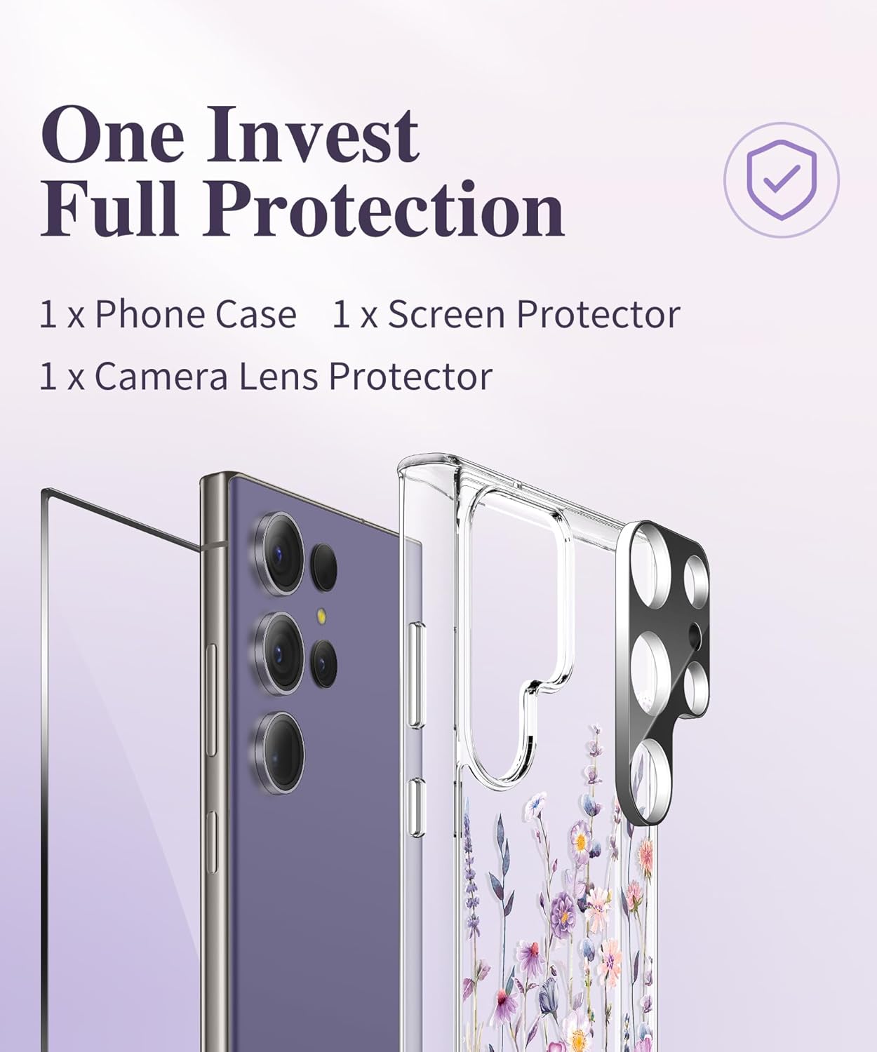 Samsung S24 Ultra Case Floratopia