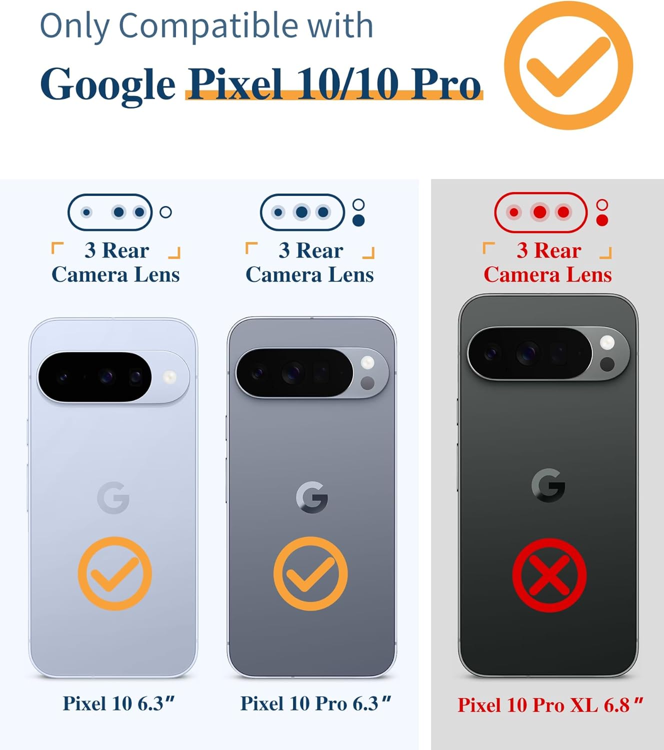 GVIEWIN for Google Pixel 10 Case/Pixel 10 Pro Case