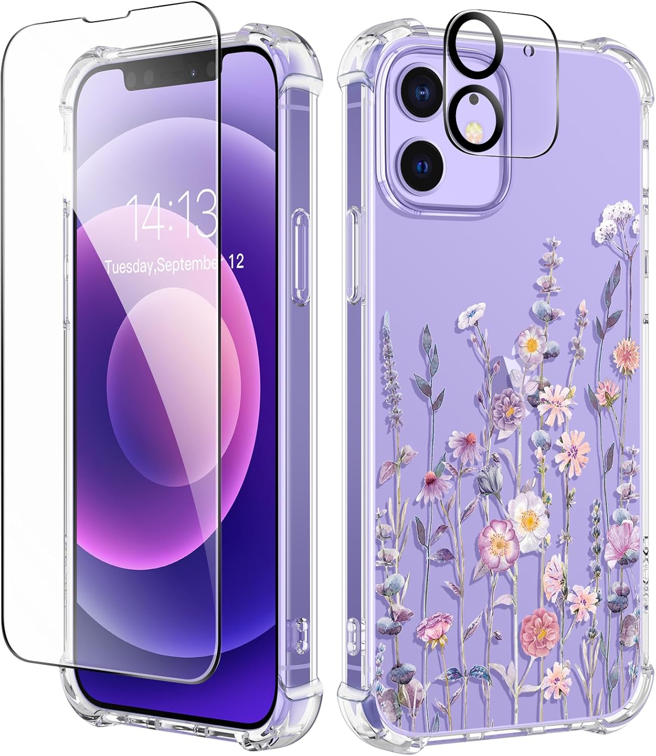 GVIEWIN for iPhone 12 Pro painted case