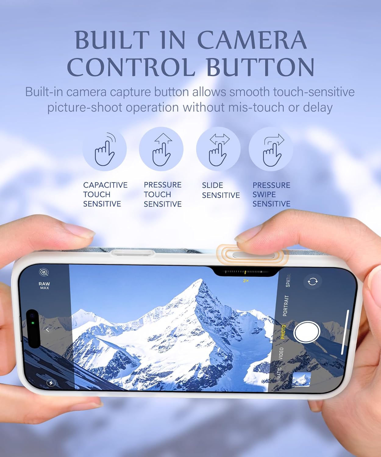 iPhone 16 Pro Case Blue Marble