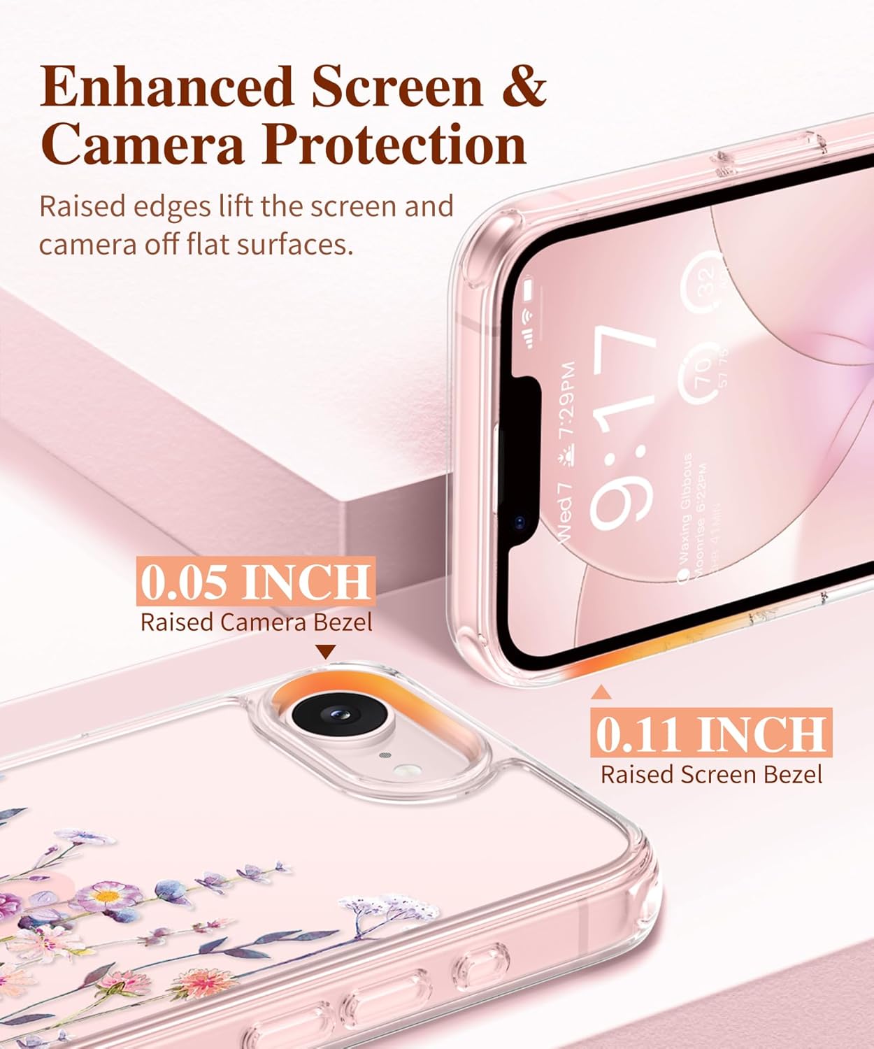 GVIEWIN for iPhone 17e Case & iPhone 16e Case