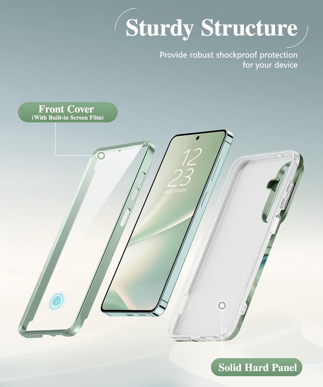 GVIEWIN Compatible with Samsung Galaxy S26 Plus Case
