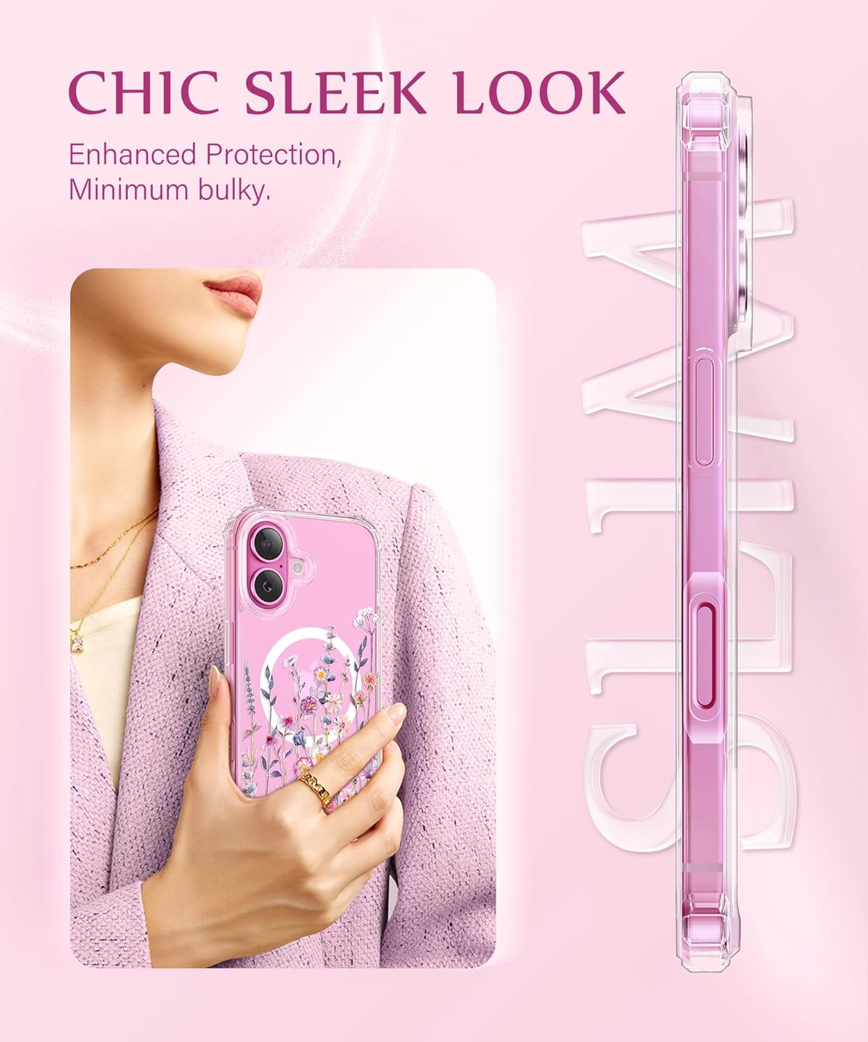 iPhone 16 painted case Floratopia – GVIEWIN