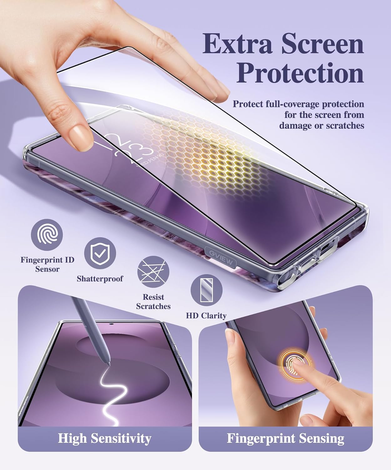GVIEWIN Compatible with Samsung Galaxy S26 Ultra Case