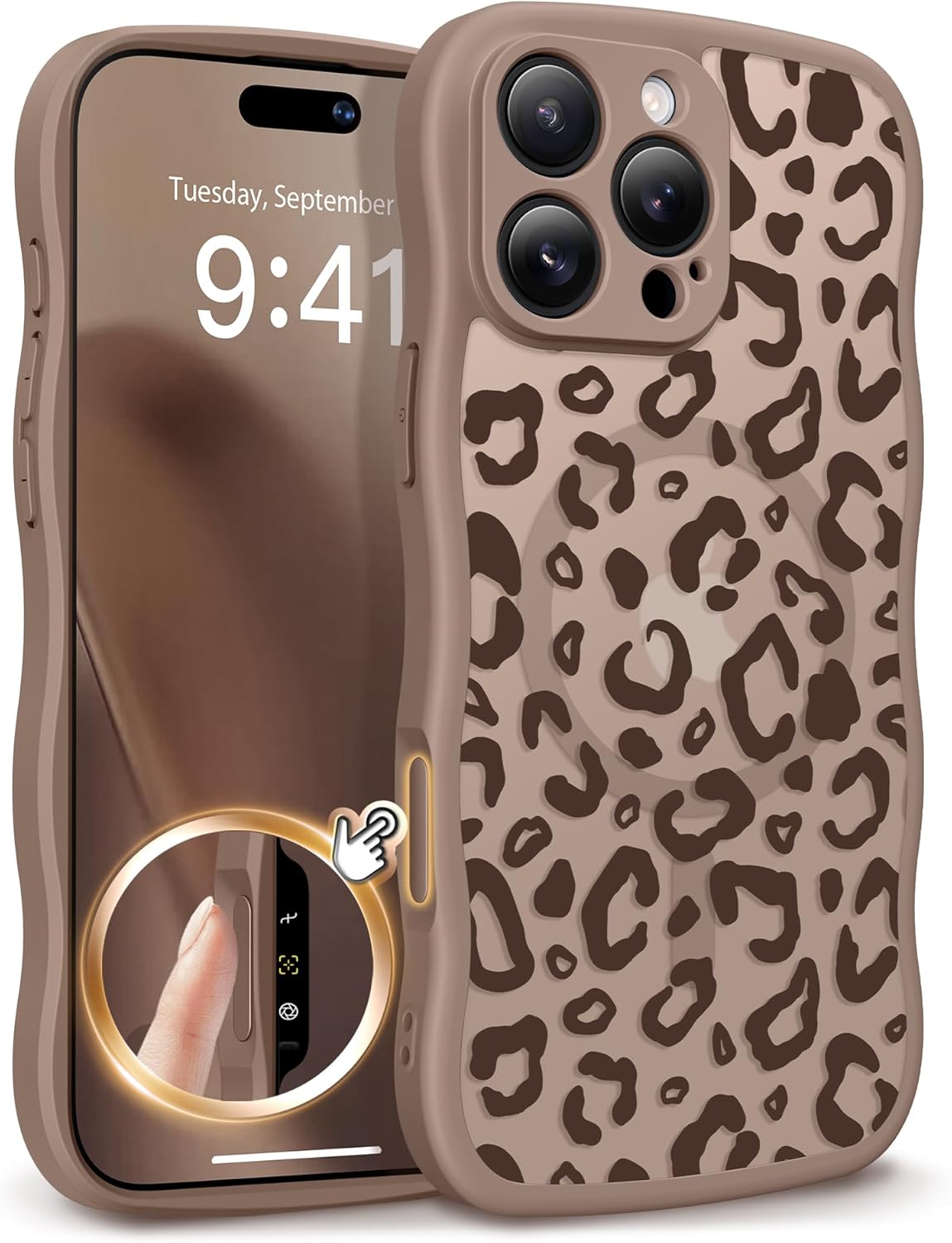 GVIEWIN for iPhone 16 Pro Case Compatible with MagSafe