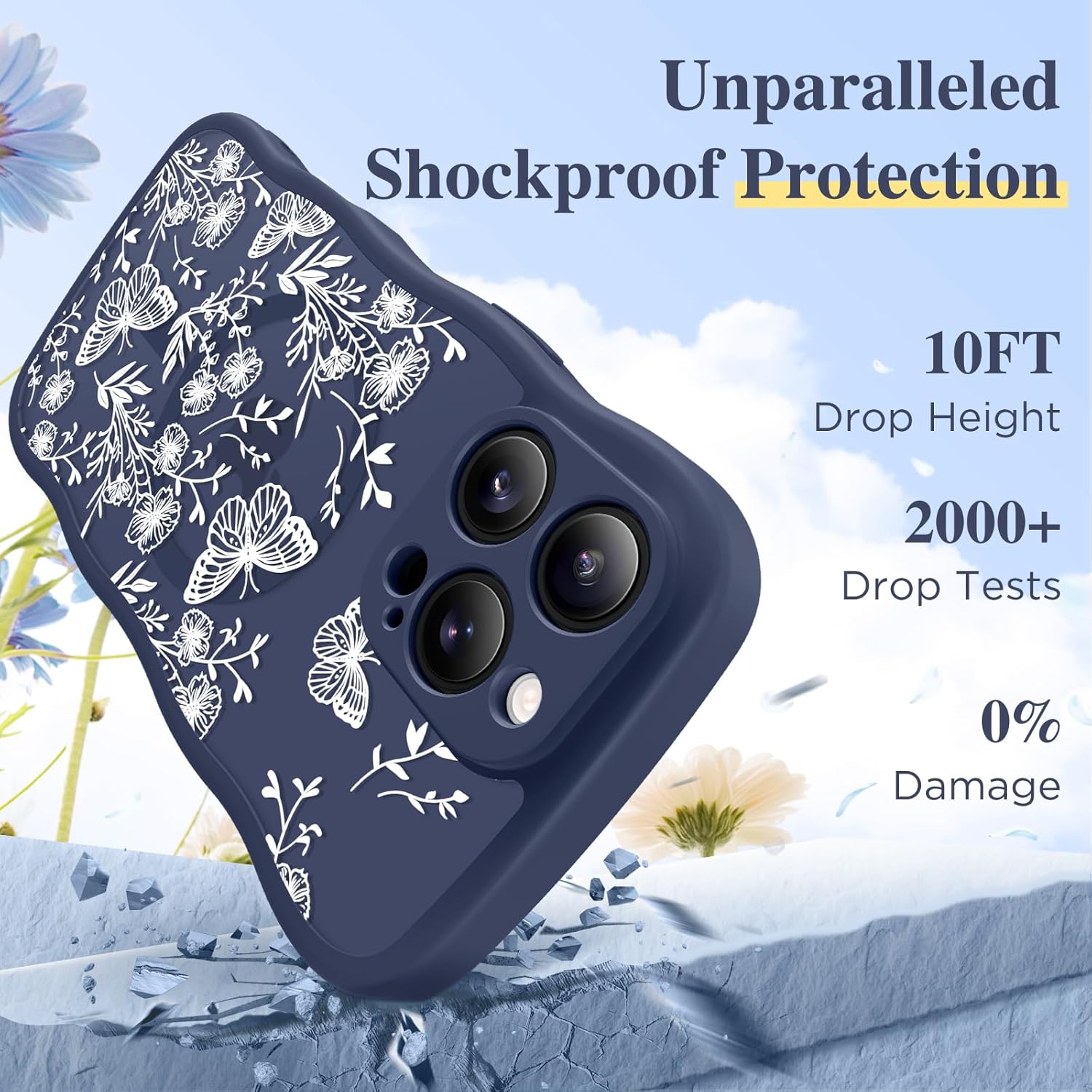 GVIEWIN for iPhone 16 Pro Max Case Compatible with MagSafe
