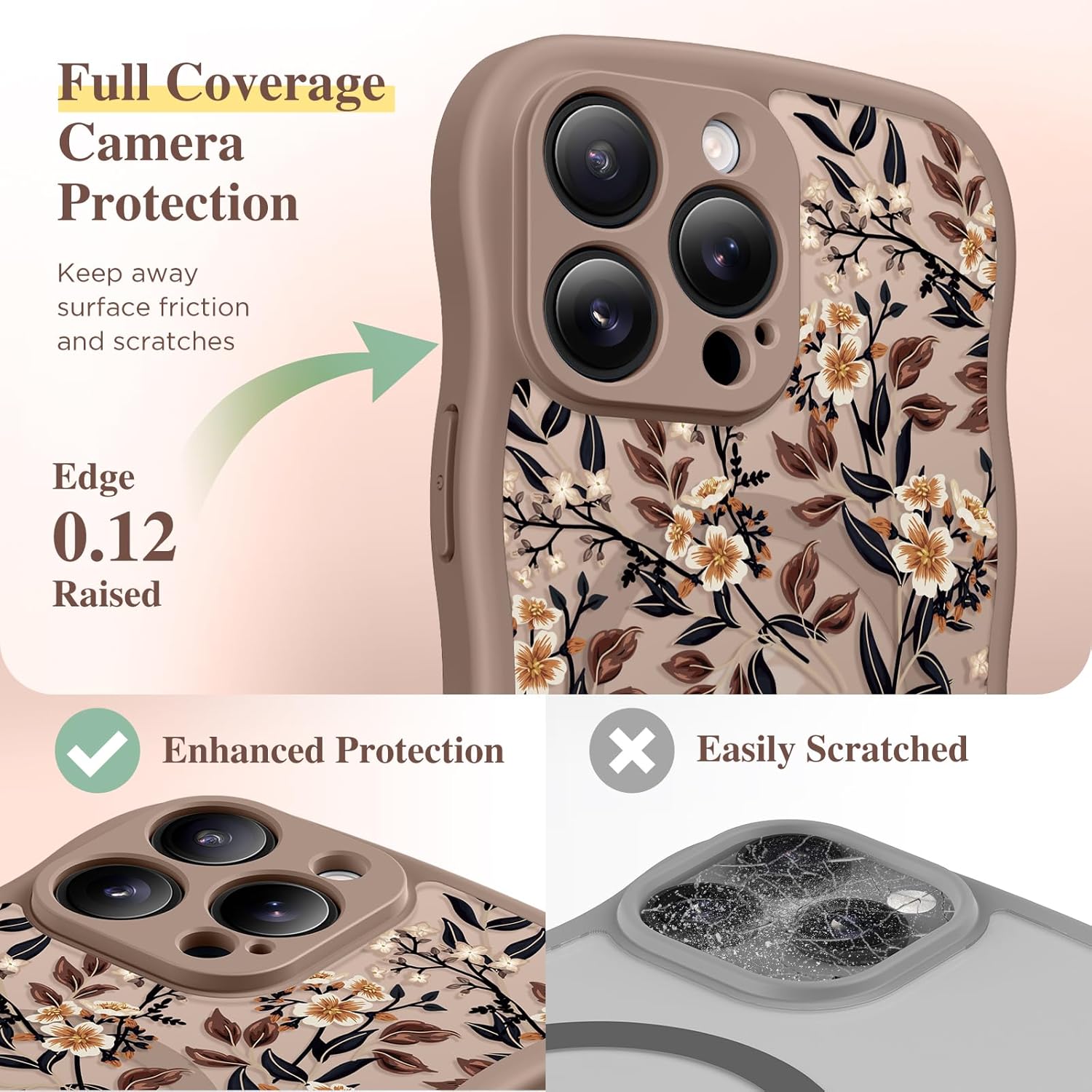 GVIEWIN for iPhone 16 Pro Case Compatible with MagSafe