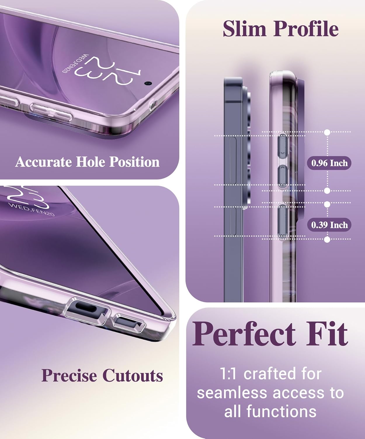 GVIEWIN Compatible with Samsung Galaxy S26 Plus Case