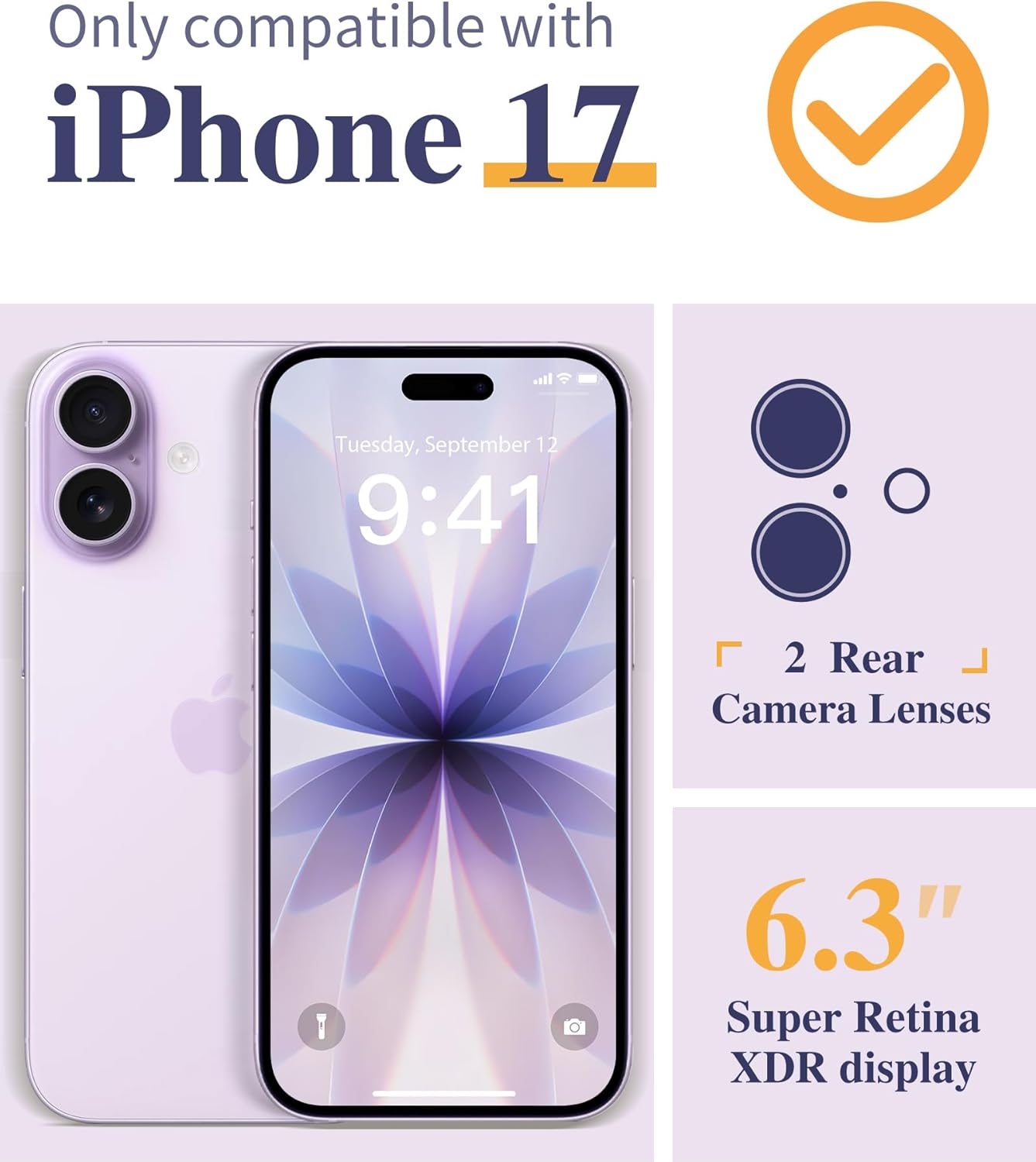 GVIEWIN for iPhone 17 Case