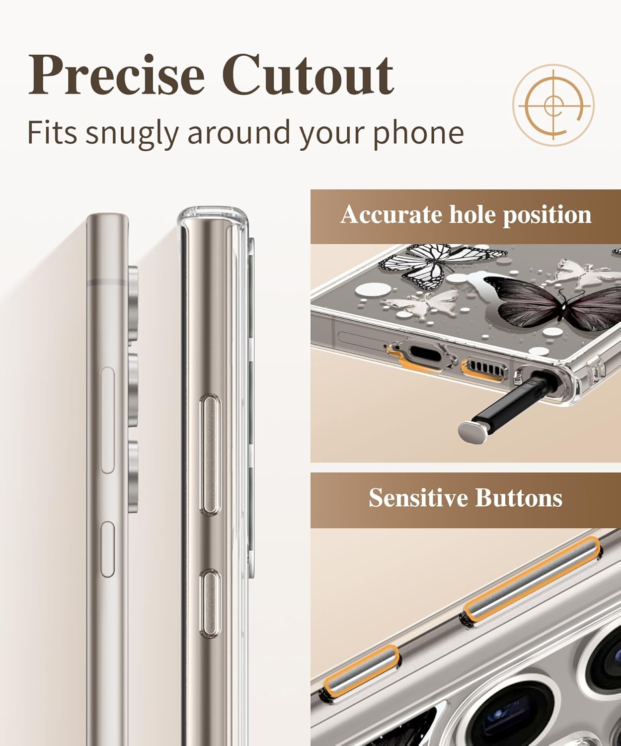 GVIEWIN for Samsung Galaxy S24 Ultra Case