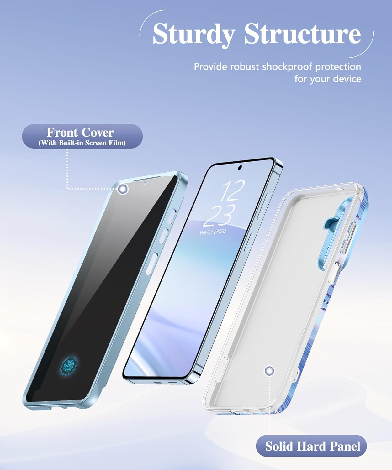 GVIEWIN Compatible with Samsung Galaxy S26 Plus Case