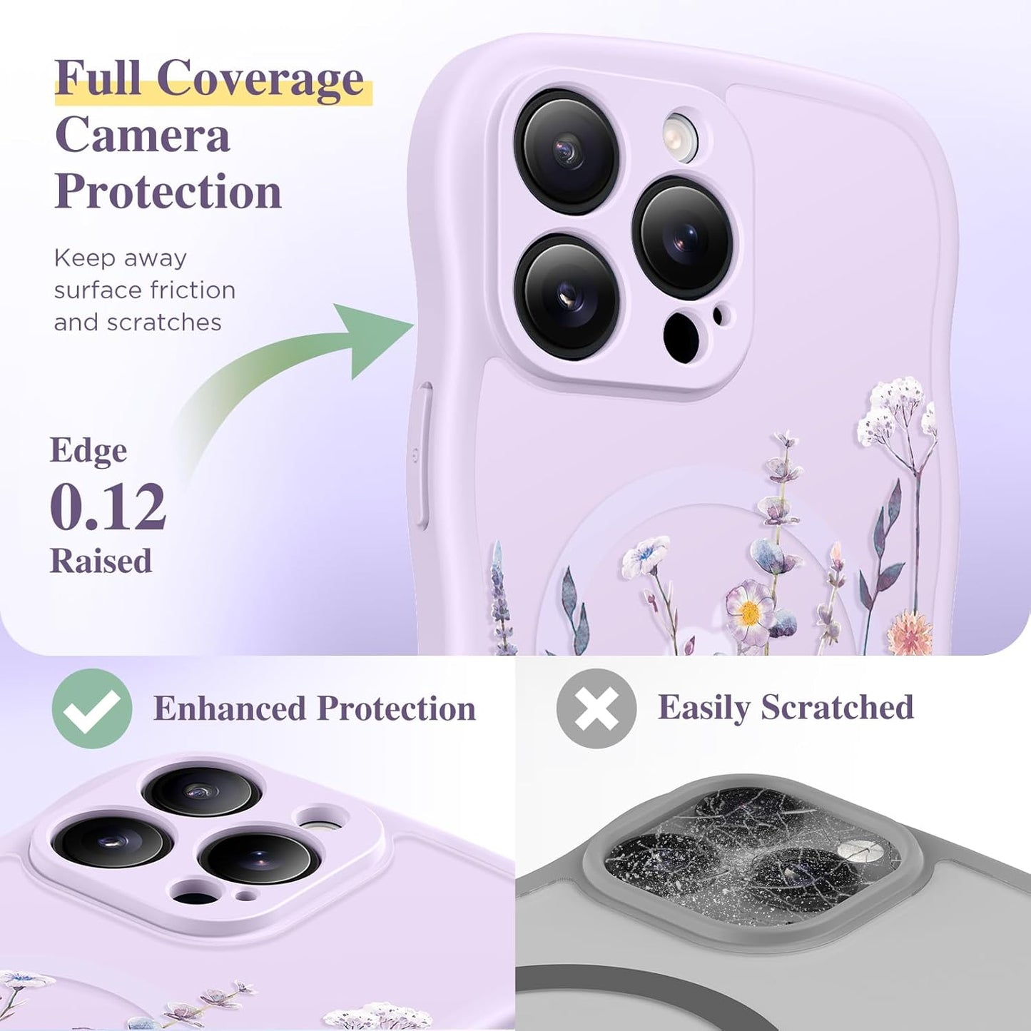GVIEWIN for iPhone 16 Pro Max Case Compatible with MagSafe