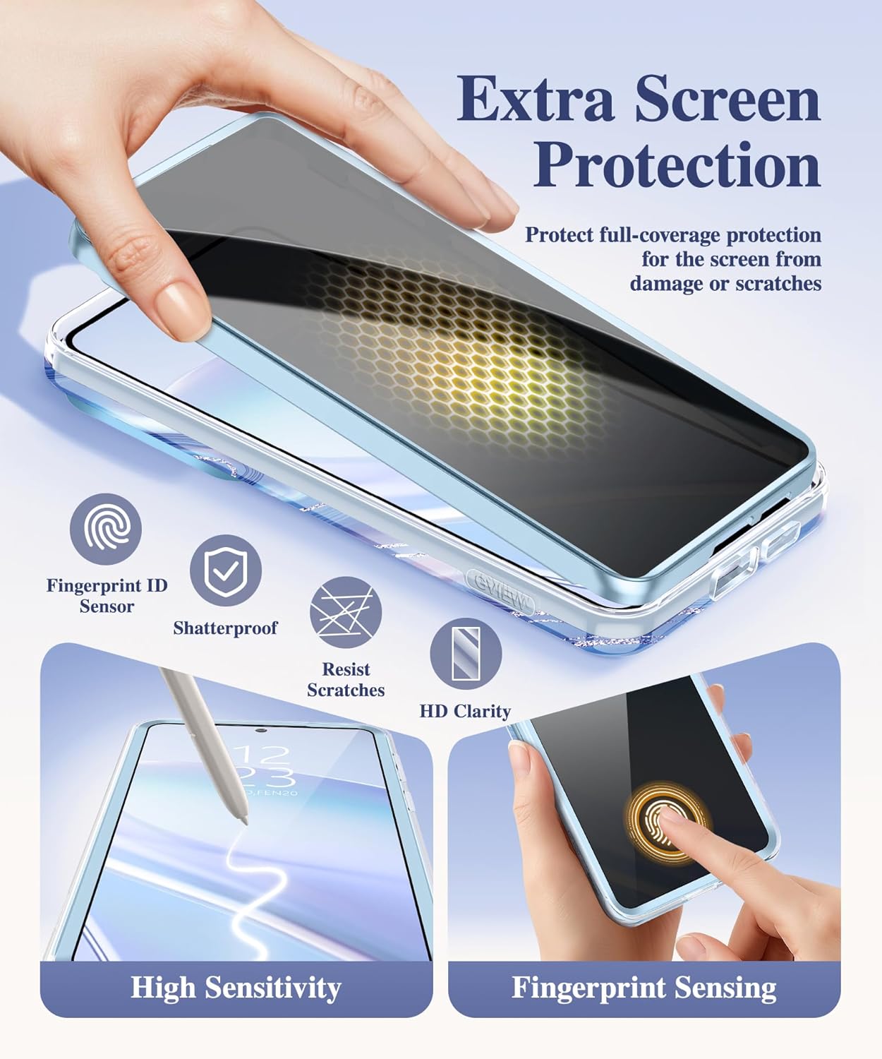 GVIEWIN Compatible with Samsung Galaxy S26 Plus Case