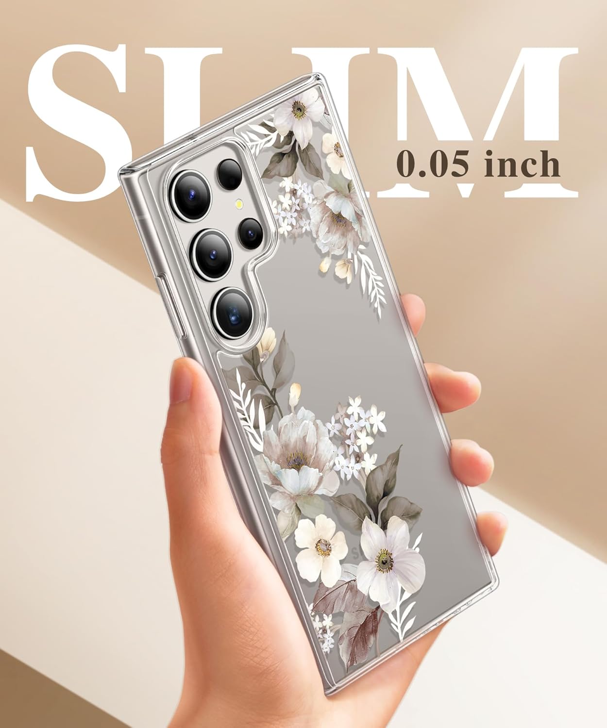 Samsung S24 Ultra Case Floral Delphinium