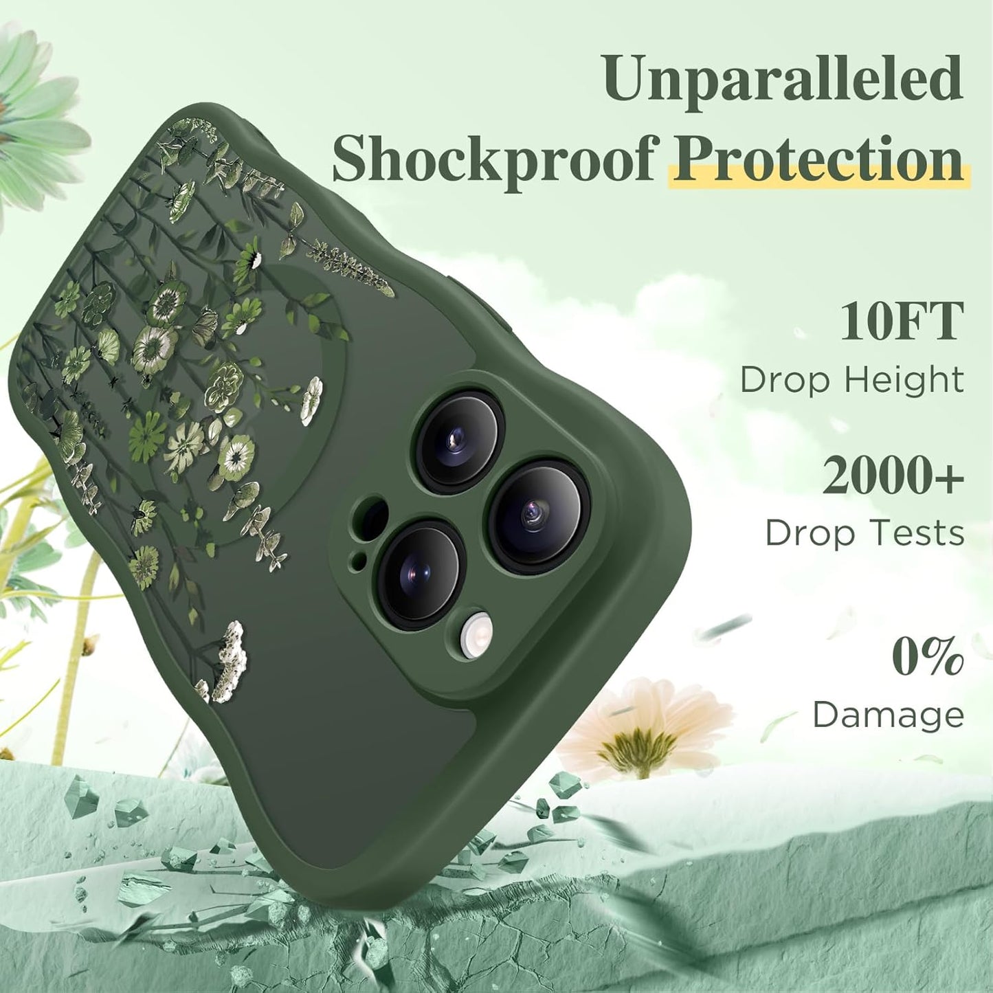 GVIEWIN for iPhone 16 Pro Max Case Compatible with MagSafe