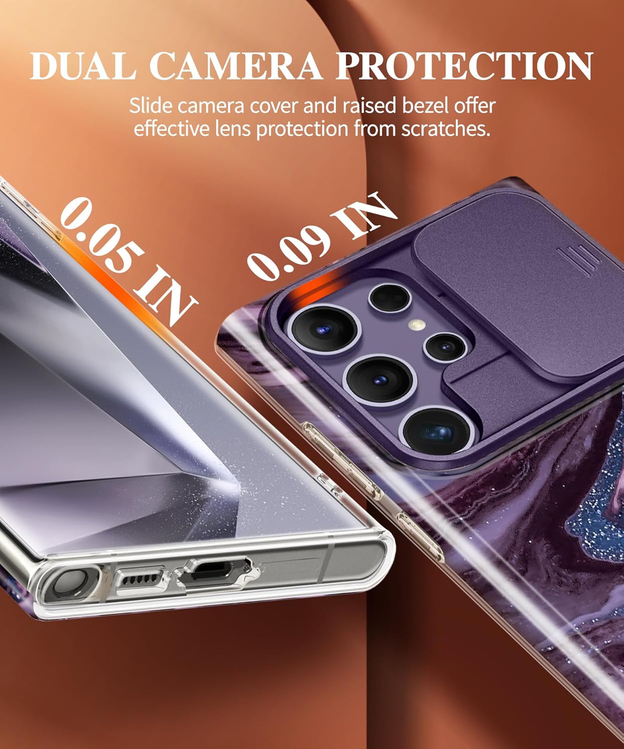 Samsung  S24 Ultra Case with Slide Camera Cover