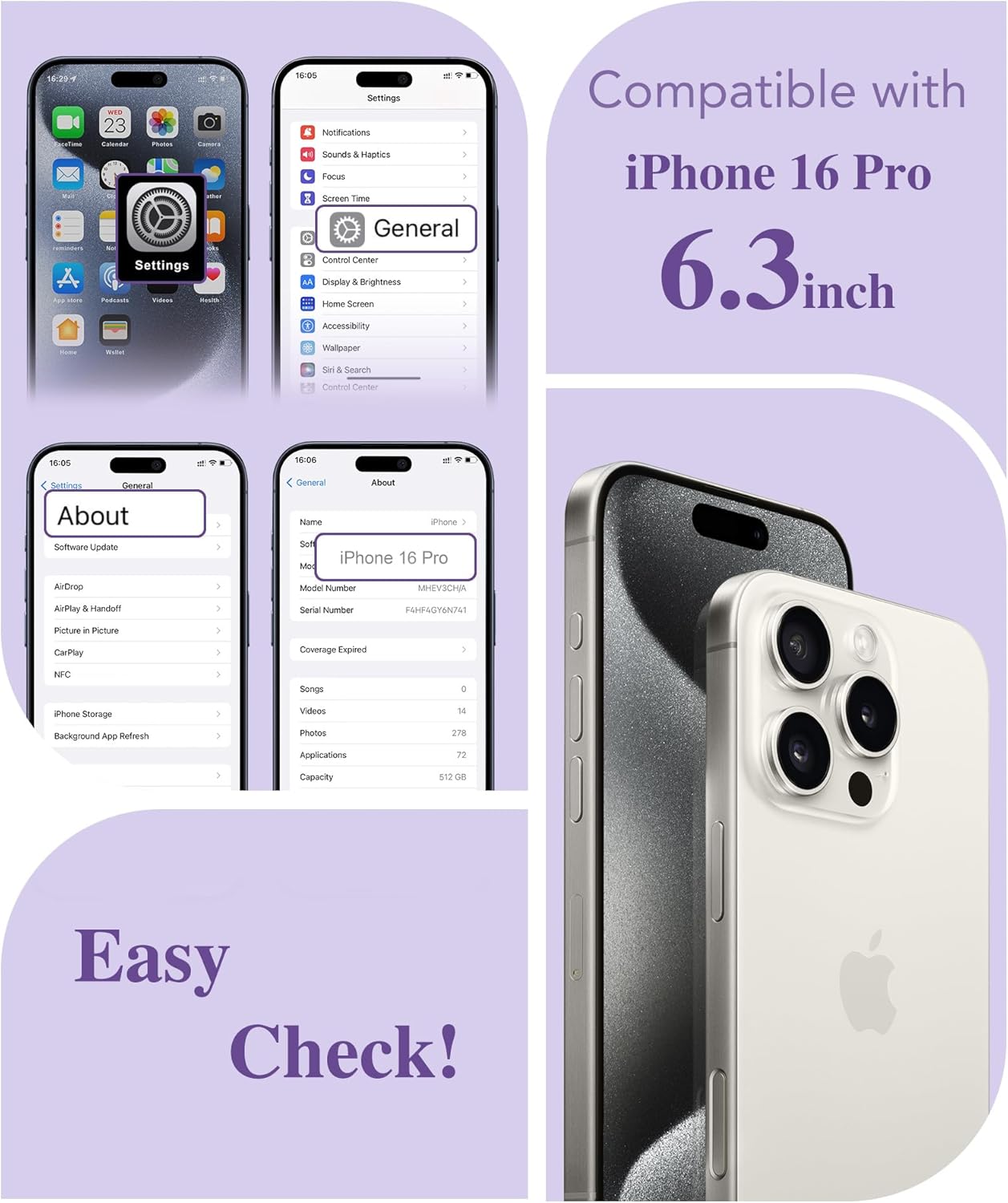 iPhone 16 Pro Floral Translucent Case Butterfly