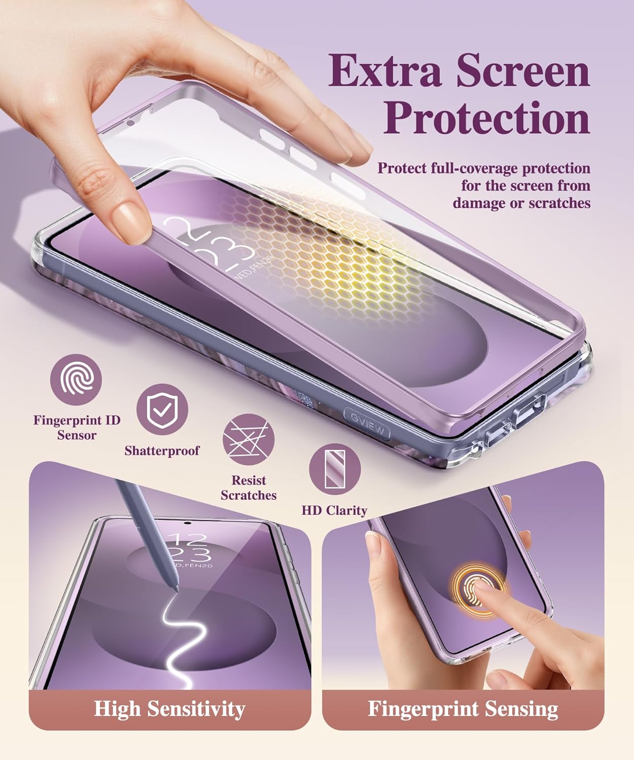 GVIEWIN Compatible with Samsung Galaxy S26 Ultra Case