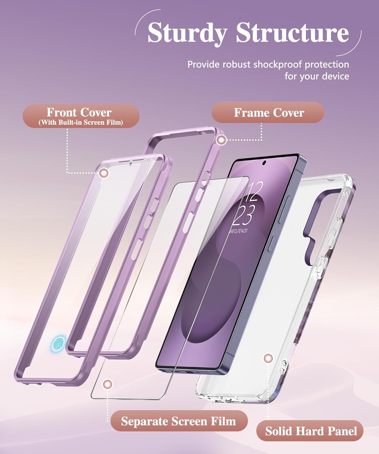 GVIEWIN Compatible with Samsung Galaxy S26 Ultra Case