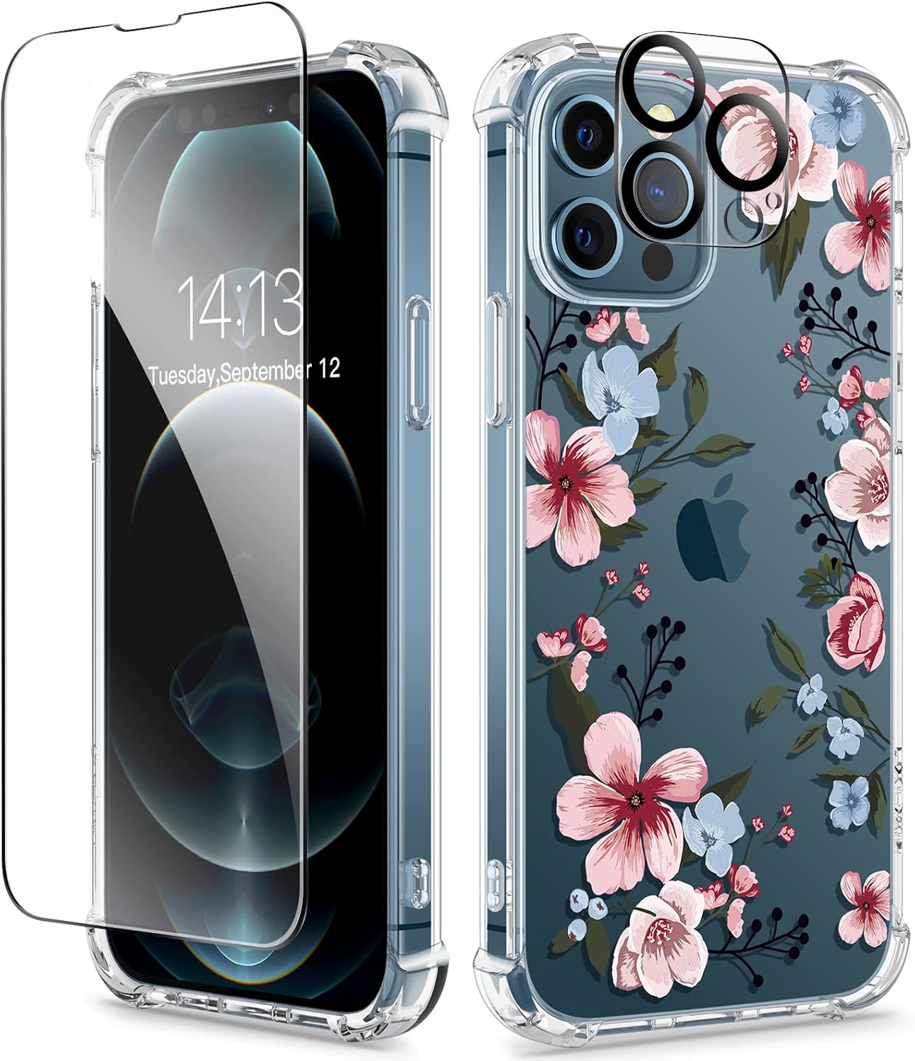 GVIEWIN for iPhone 12 Pro painted case