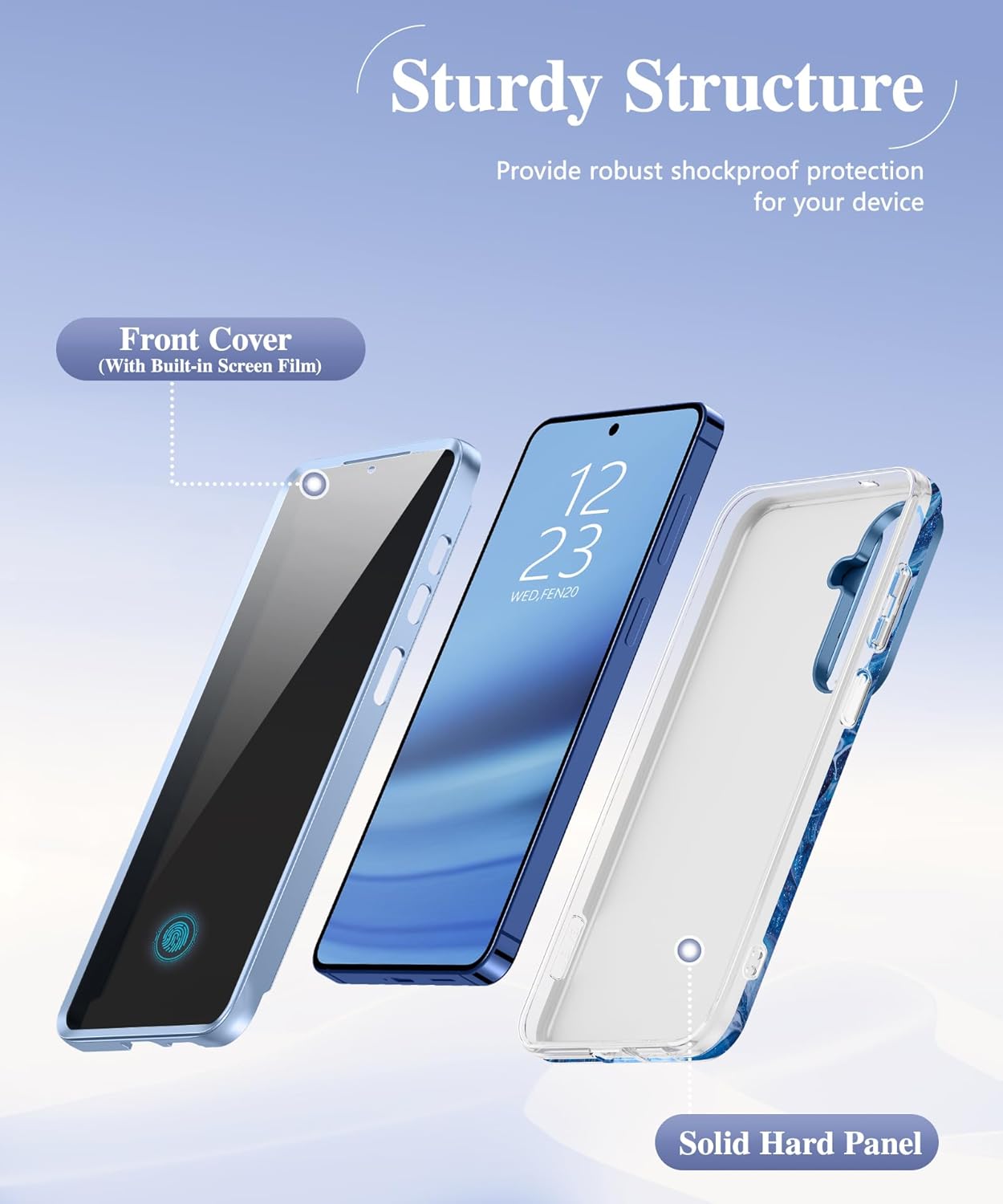 GVIEWIN Compatible with Samsung Galaxy S26 Plus Case
