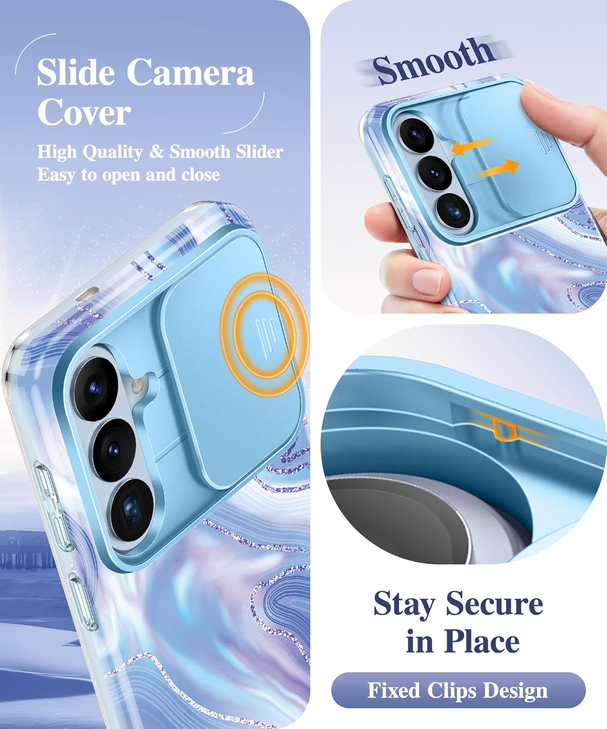 GVIEWIN Compatible with Samsung Galaxy S26 Plus Case