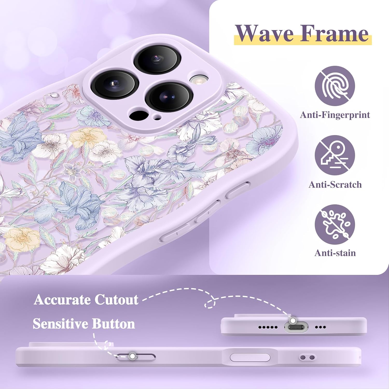 GVIEWIN for iPhone 16 Pro Case Compatible with MagSafe