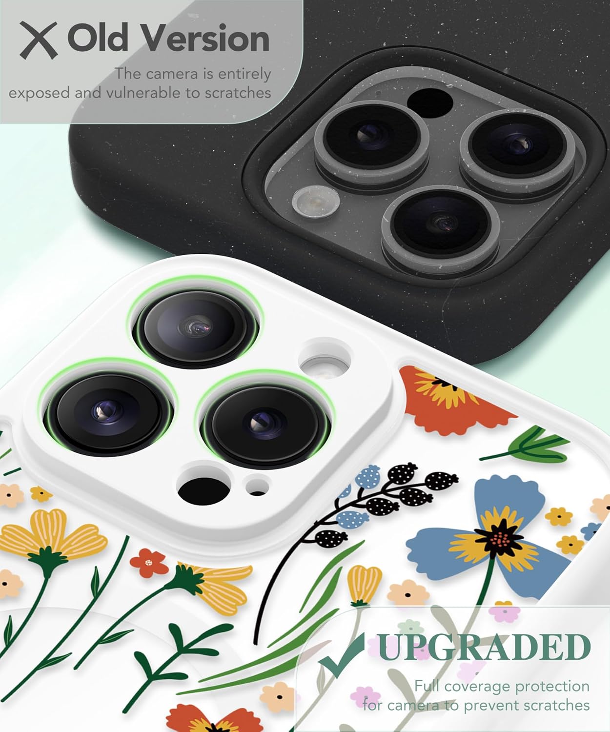 iPhone 16 Pro Floral Translucent MagSafe Case