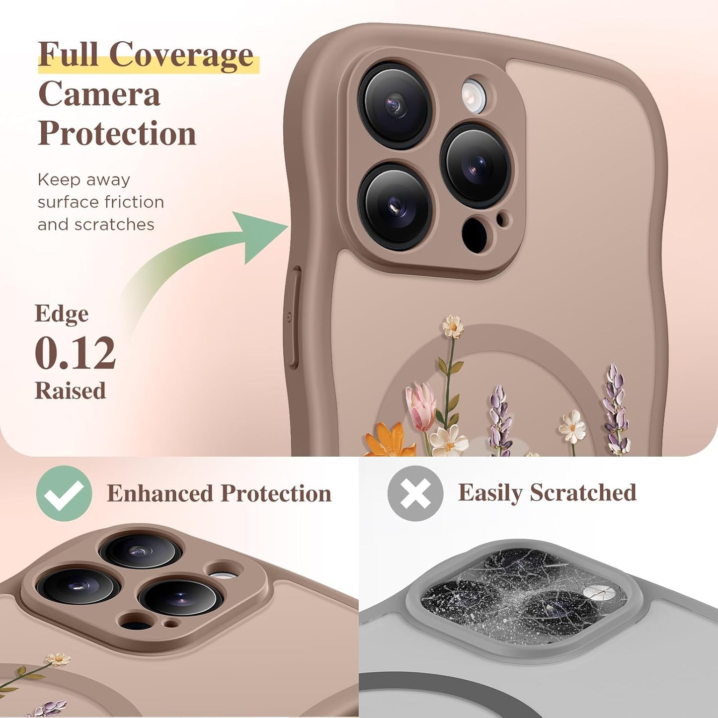 GVIEWIN for iPhone 16 Pro Max Case Compatible with MagSafe
