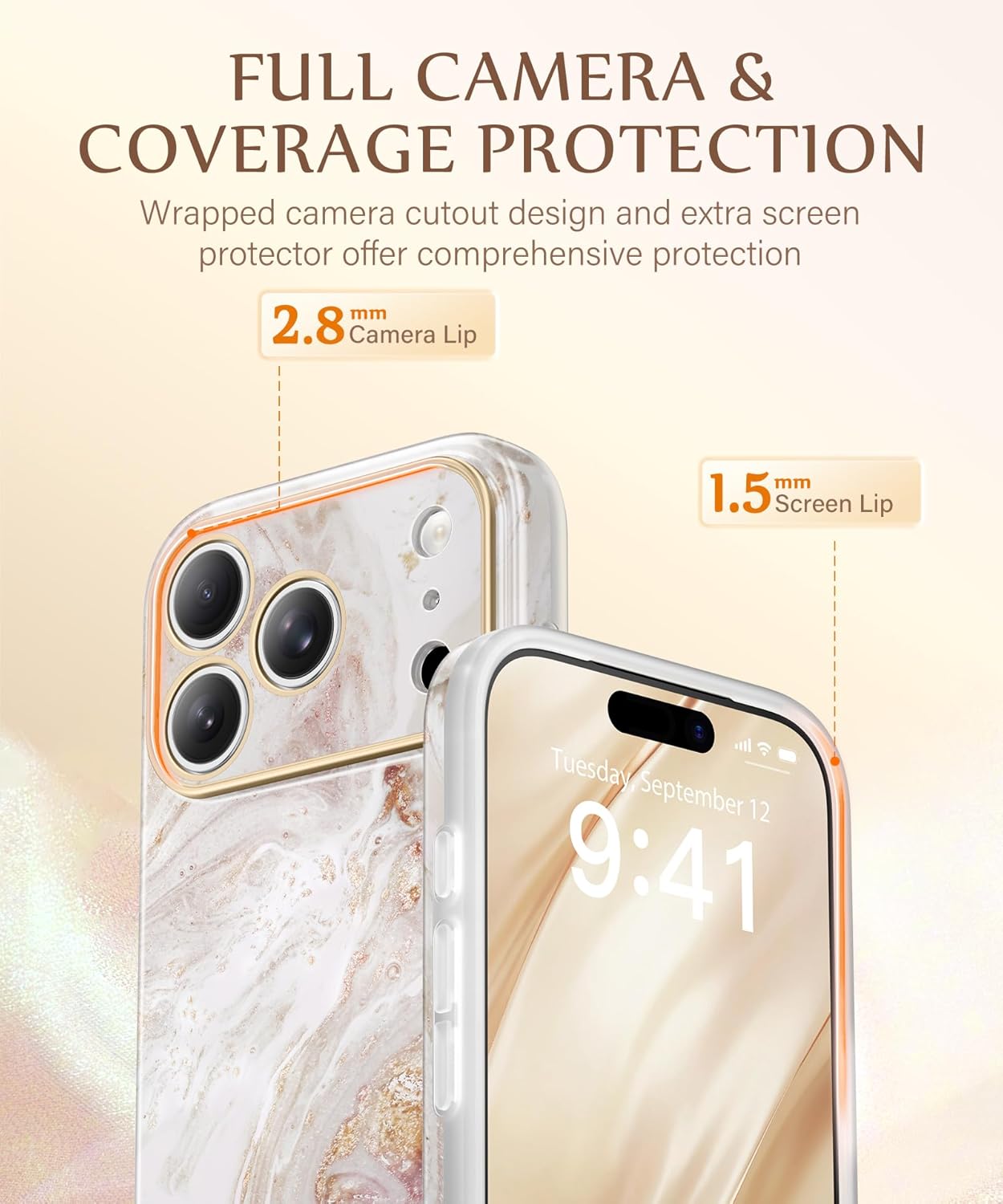 GVIEWIN for iPhone 17 Pro Case Compatible with MagSafe