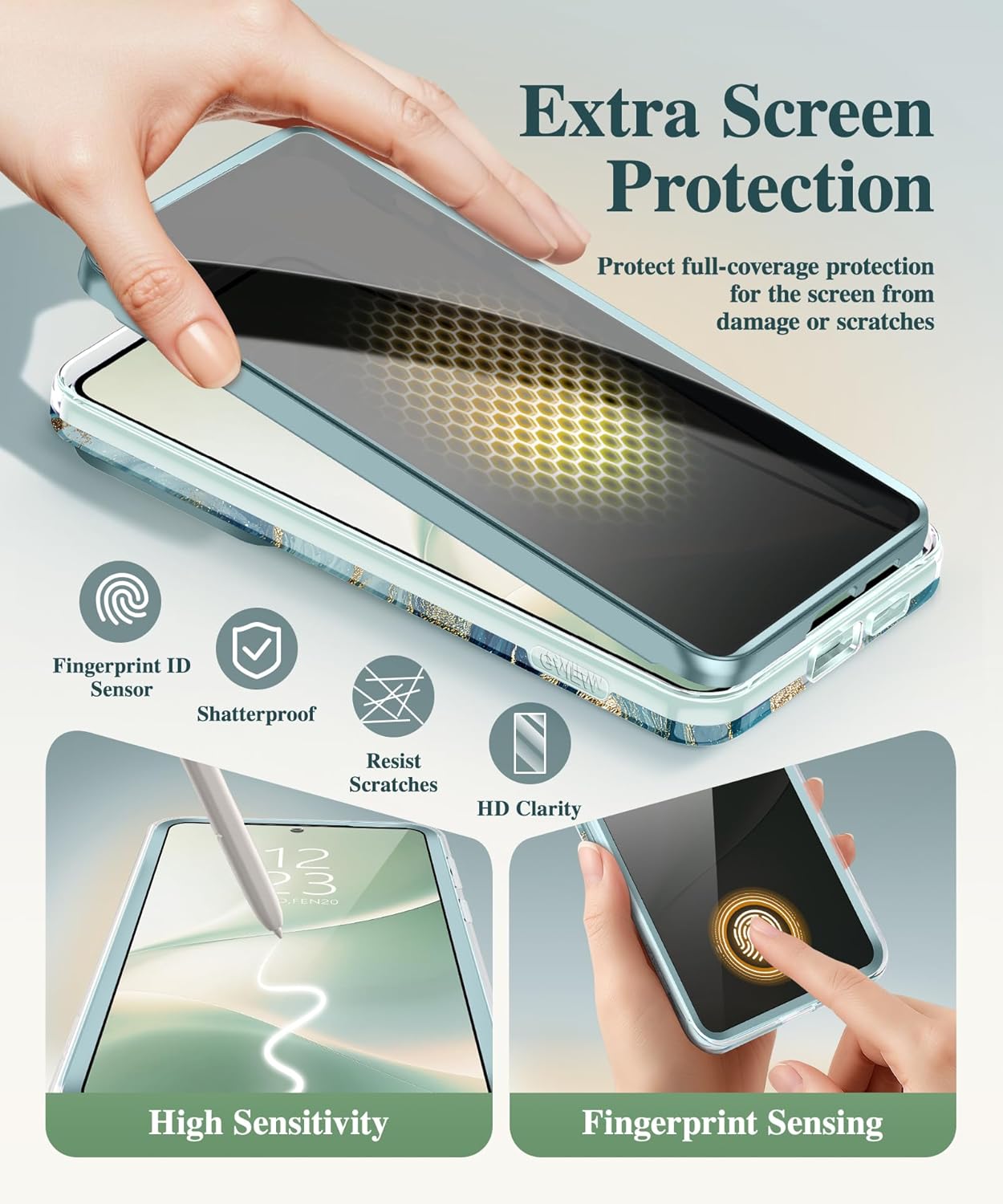 GVIEWIN Compatible with Samsung Galaxy S26 Plus Case