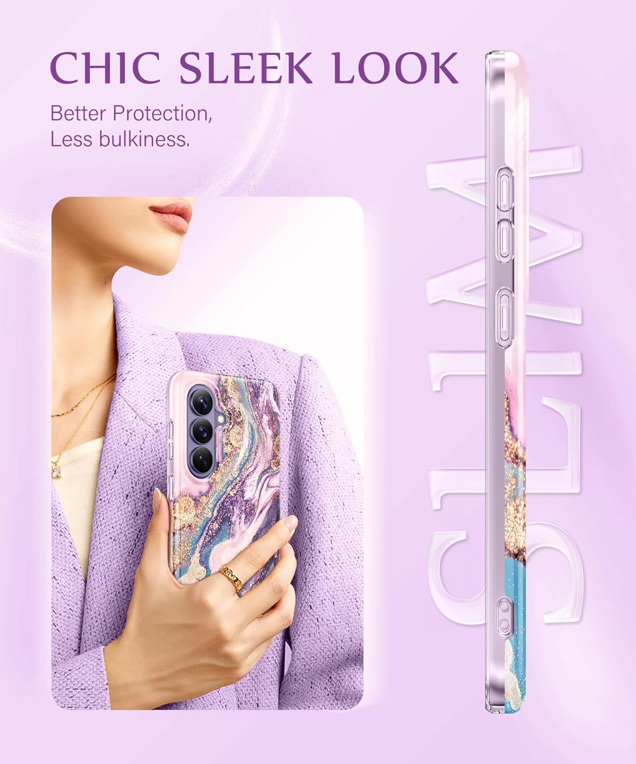 GVIEWIN Compatible with Samsung Galaxy S26 Case