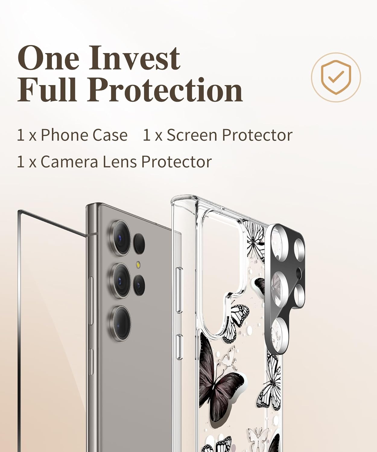 GVIEWIN for Samsung Galaxy S24 Ultra Case