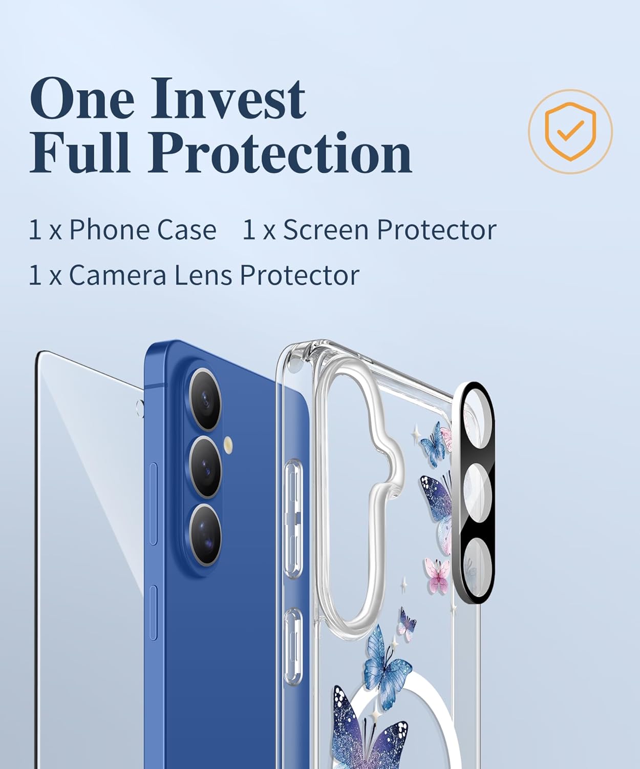 GVIEWIN Compatible with Samsung Galaxy S26 Plus Case