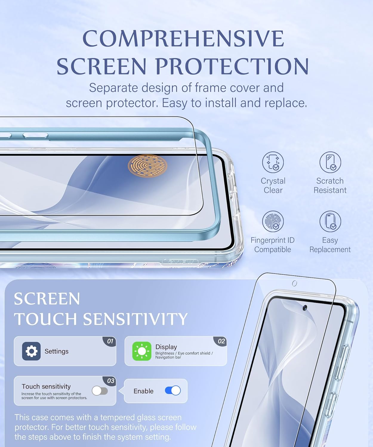 GVIEWIN Compatible with Samsung Galaxy S26 Case