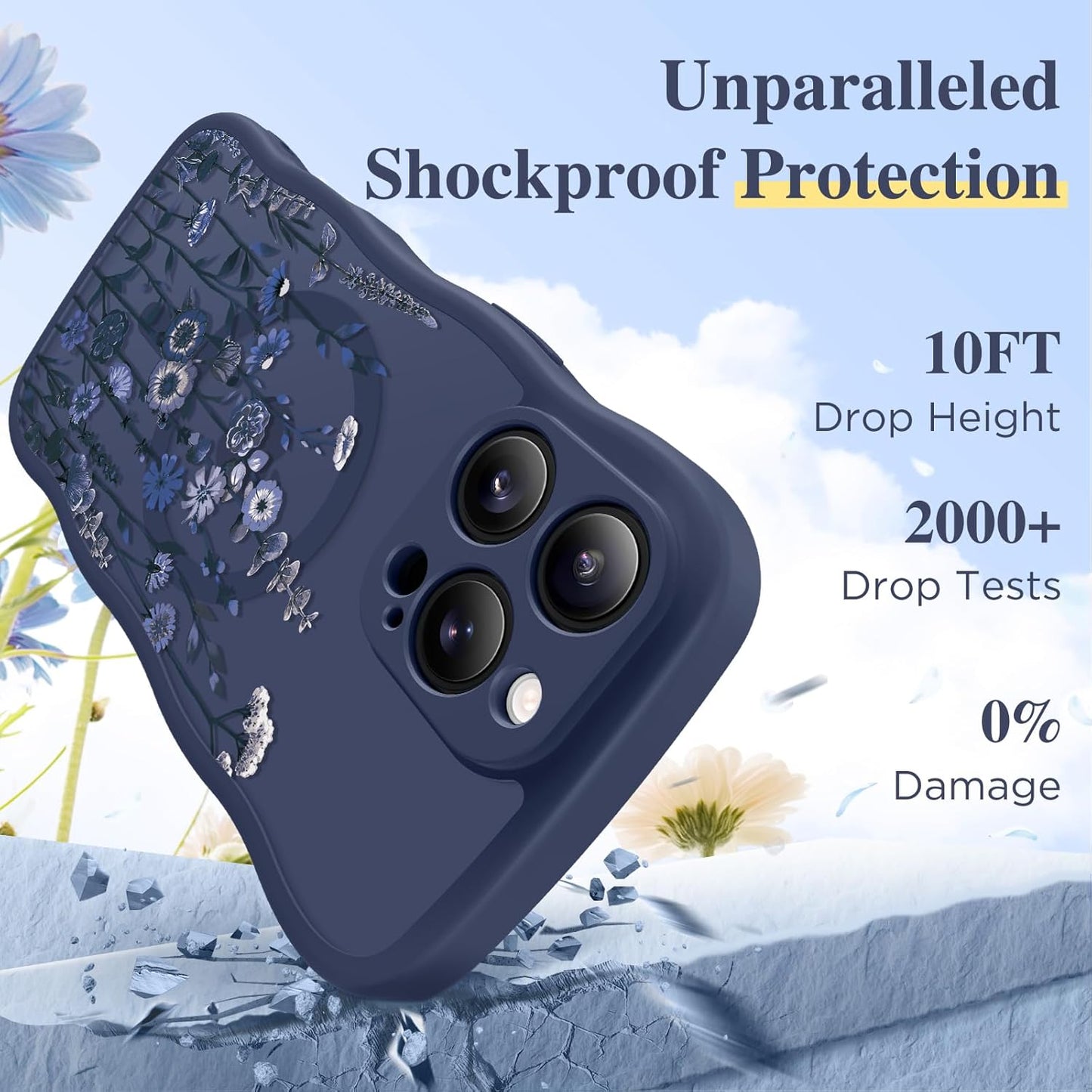 GVIEWIN for iPhone 16 Pro Max Case Compatible with MagSafe