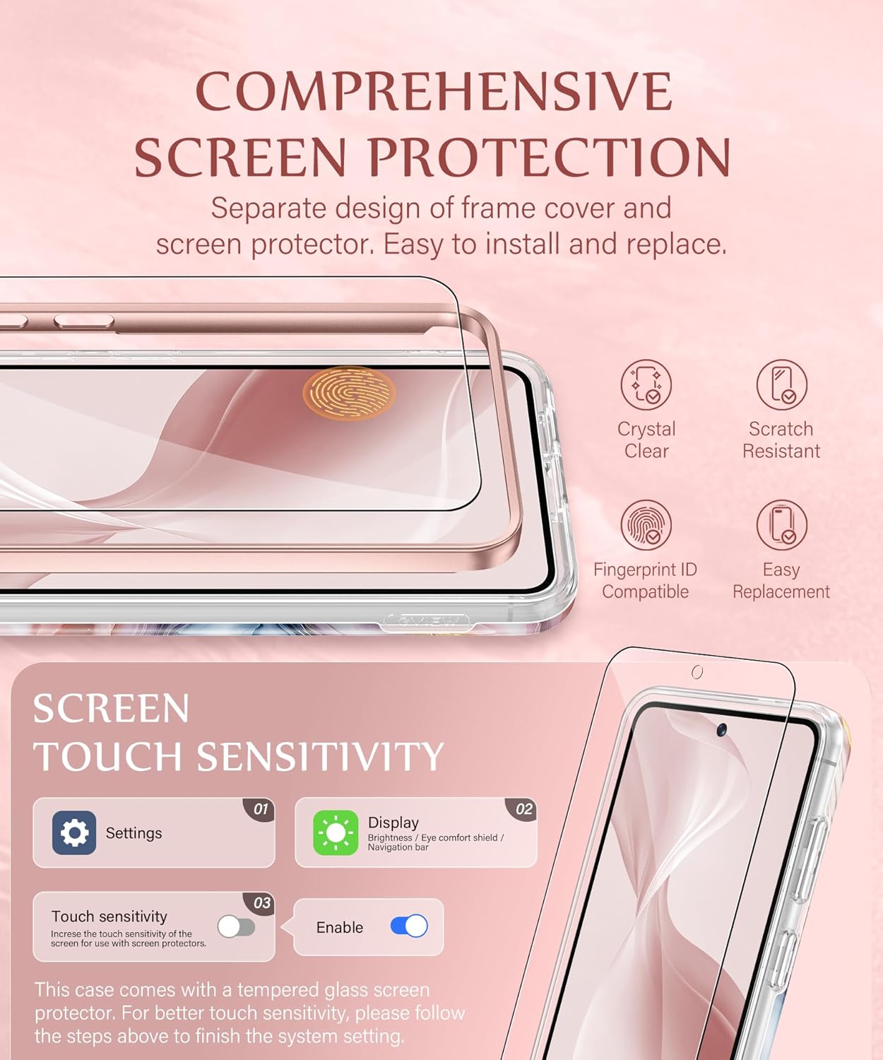 GVIEWIN Compatible with Samsung Galaxy S26 Case