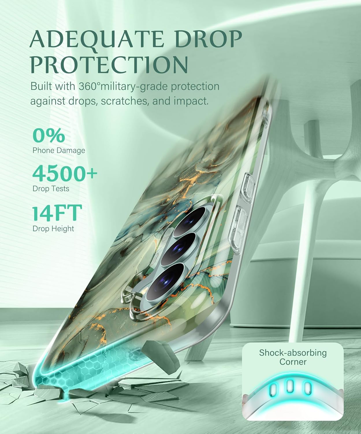 GVIEWIN Compatible with Samsung Galaxy S26 Case