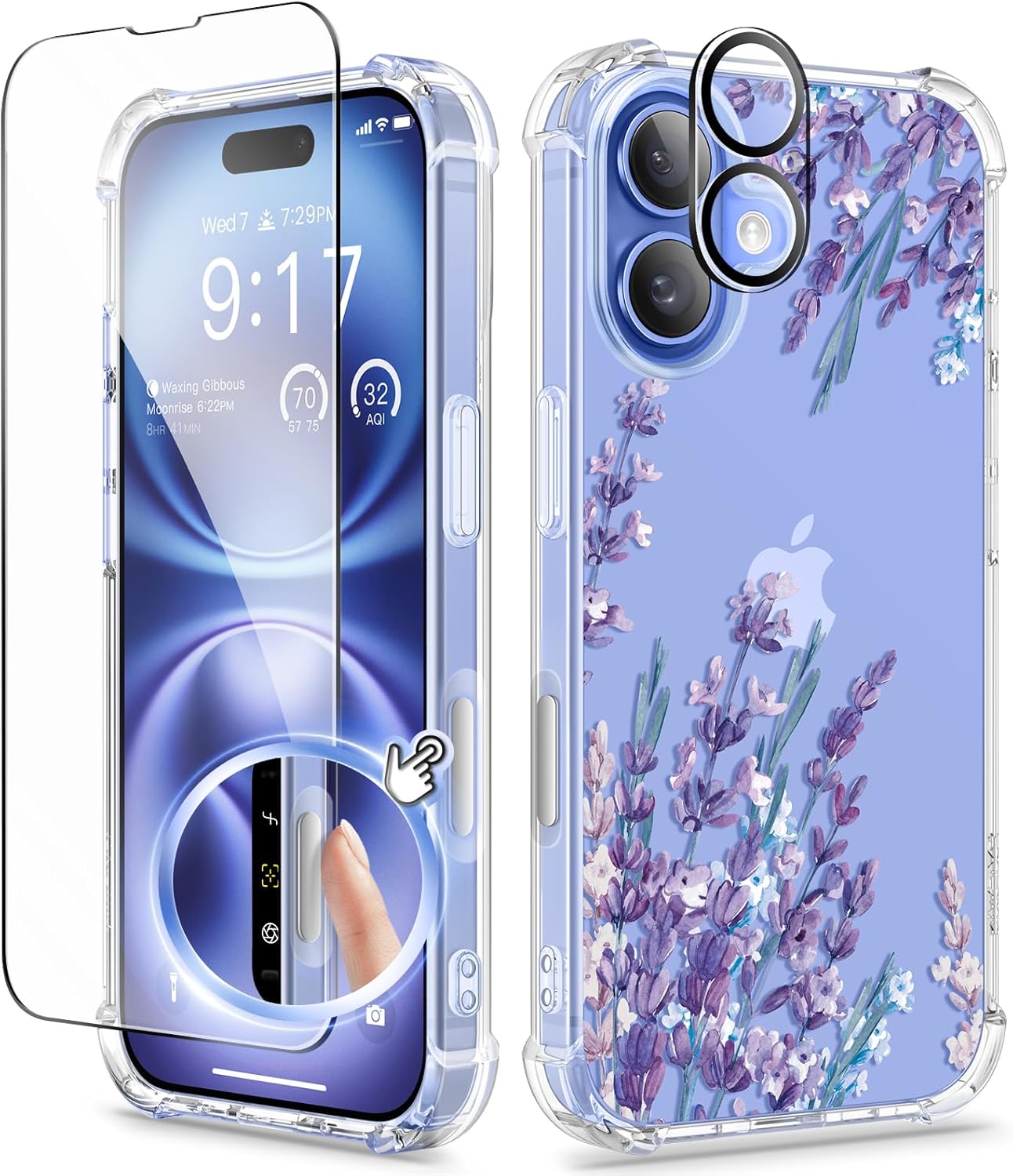 GVIEWIN for iPhone 16 painted case