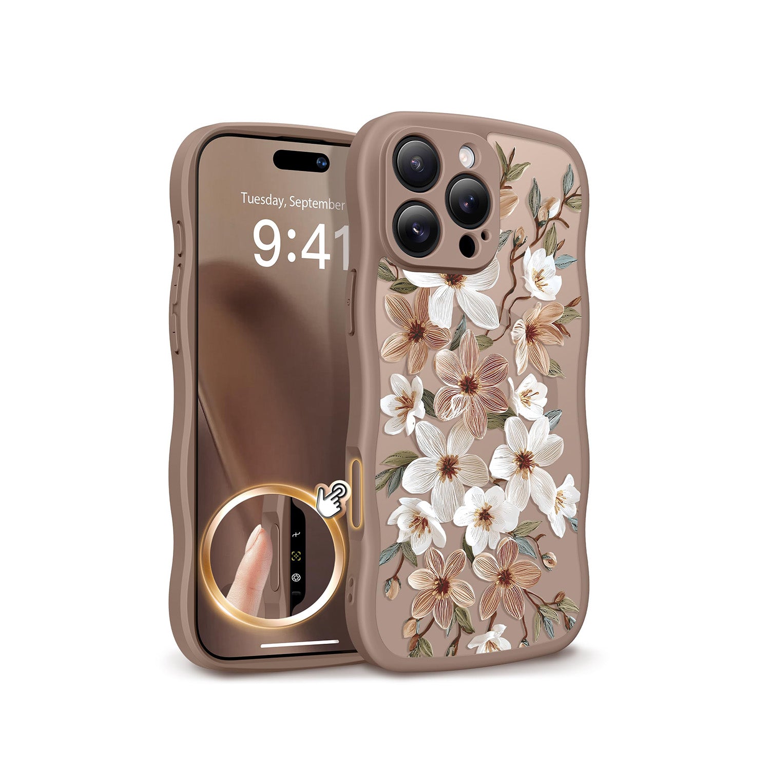 GVIEWIN for iPhone 16 Pro Case Compatible with MagSafe