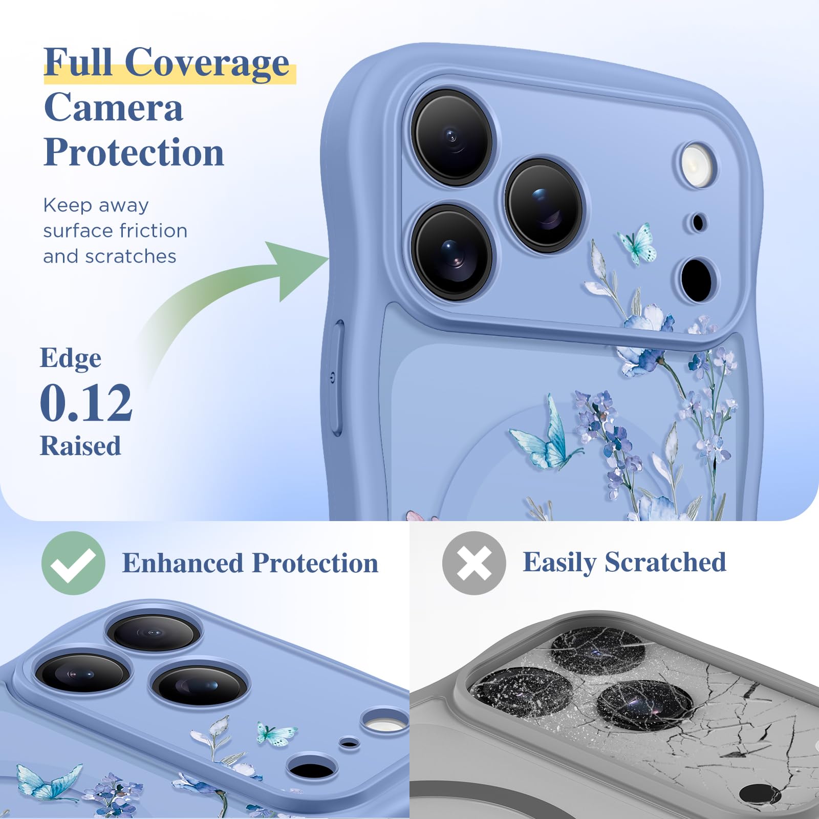 GVIEWIN for iPhone 18 Pro Case/17 Pro Case Compatible with MagSafe