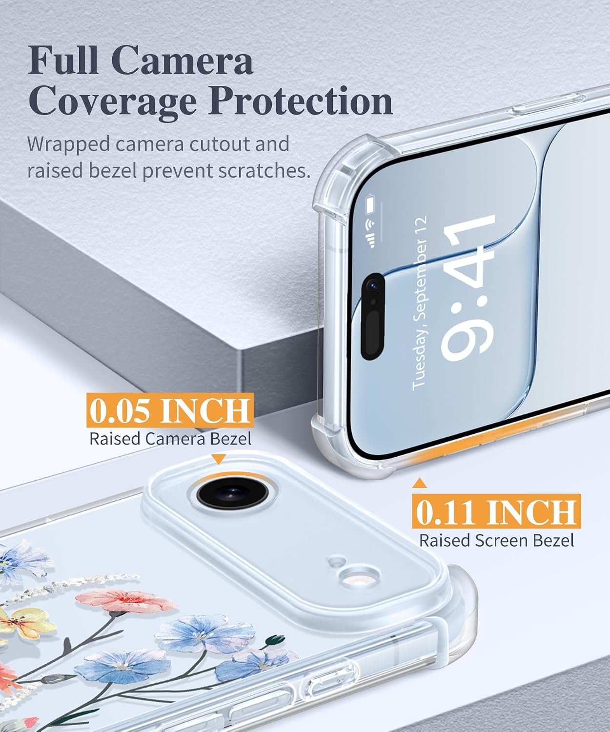 GVIEWIN for iPhone 17 Air Case Upgraded Full Camera Protection