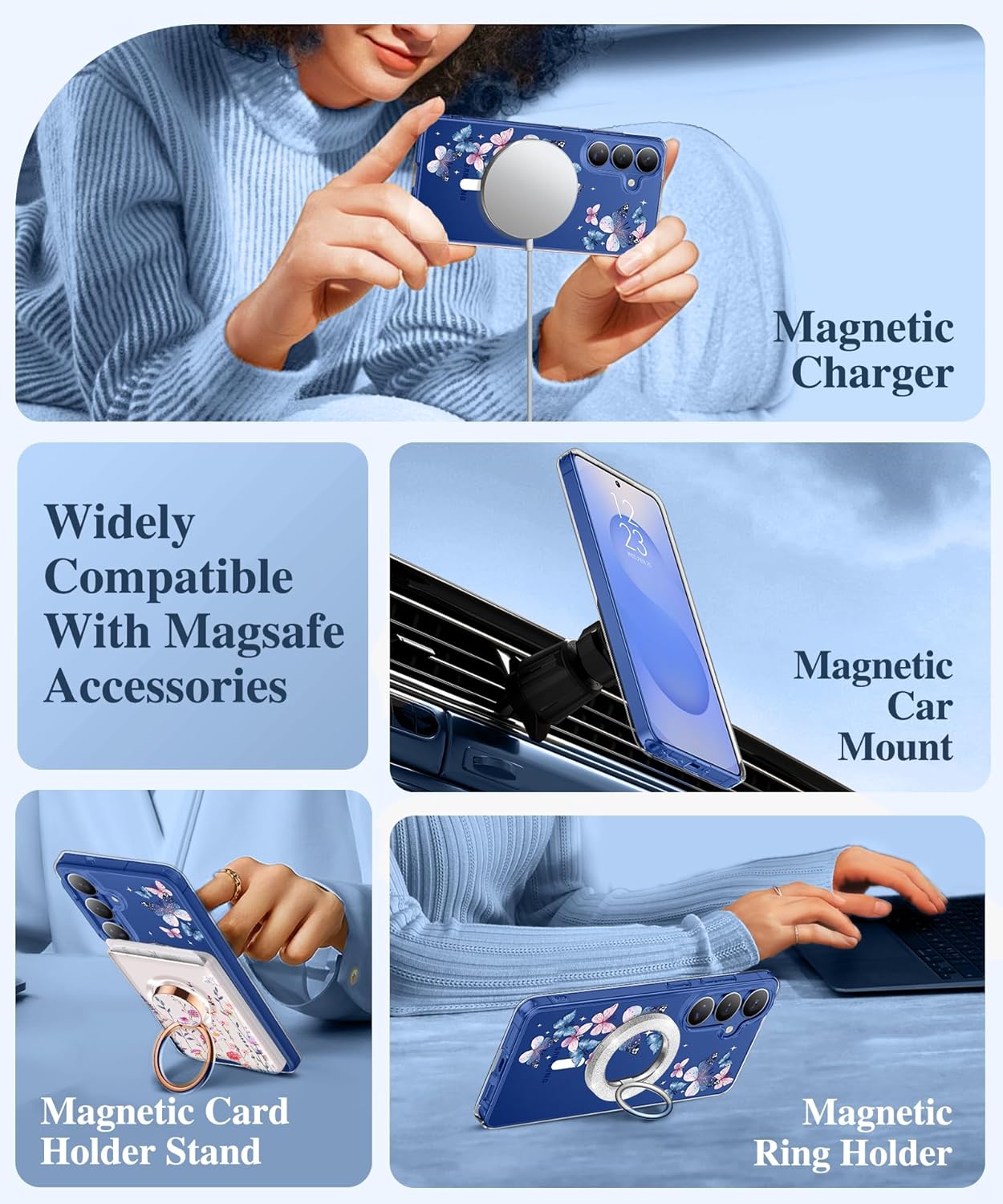 GVIEWIN Compatible with Samsung Galaxy S26 Plus Case