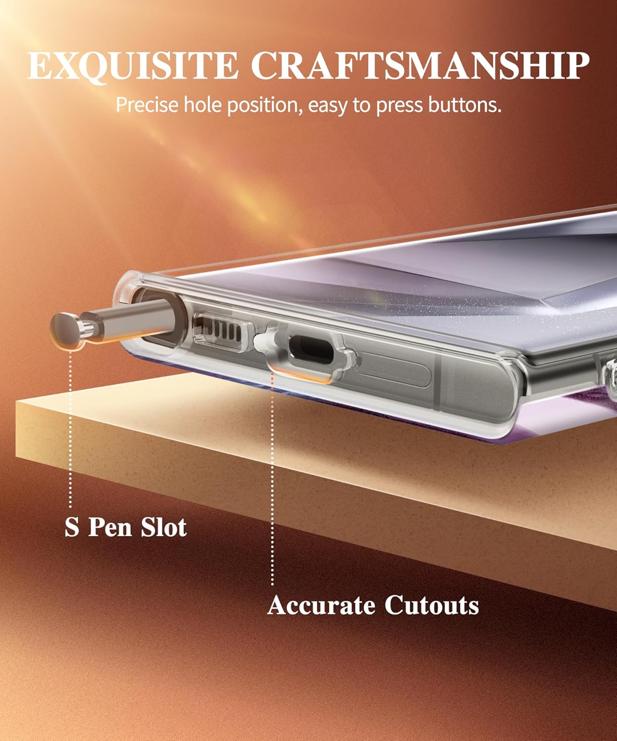 Samsung  S24 Ultra Case with Slide Camera Cover