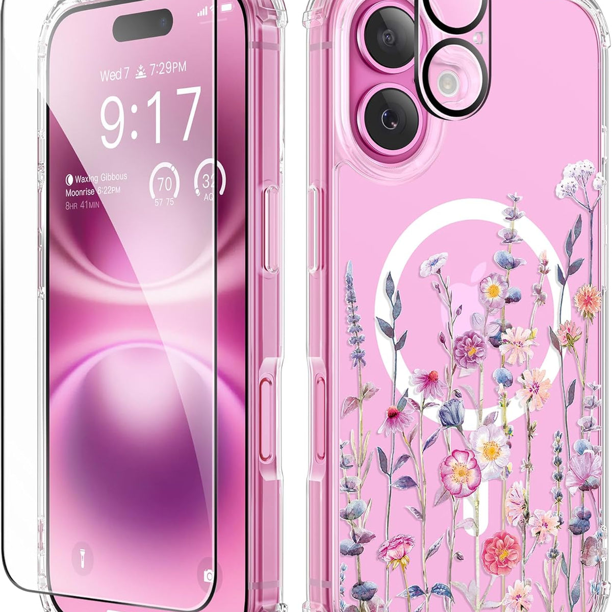 iPhone 16 painted case Floratopia