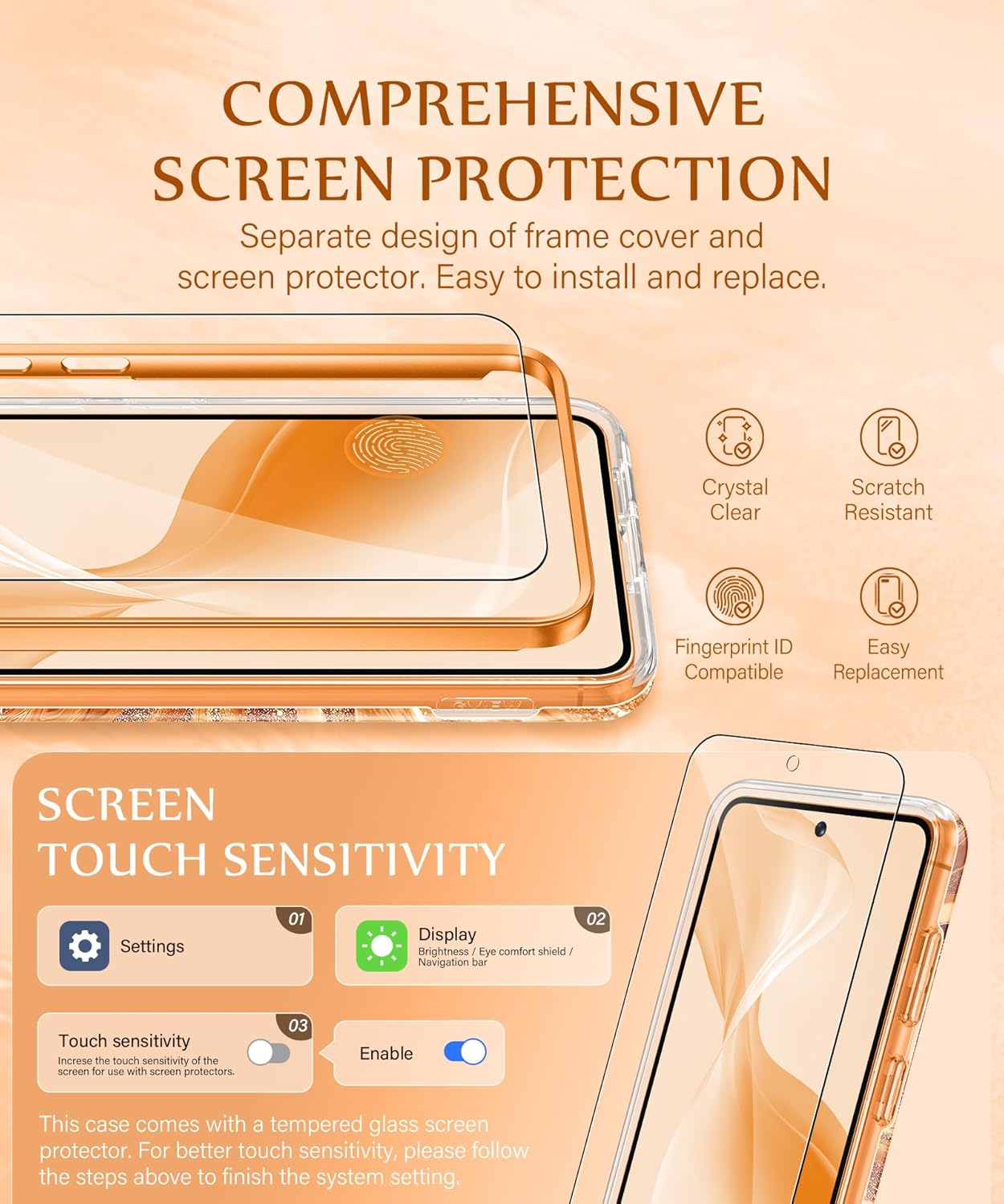 GVIEWIN Compatible with Samsung Galaxy S26 Case