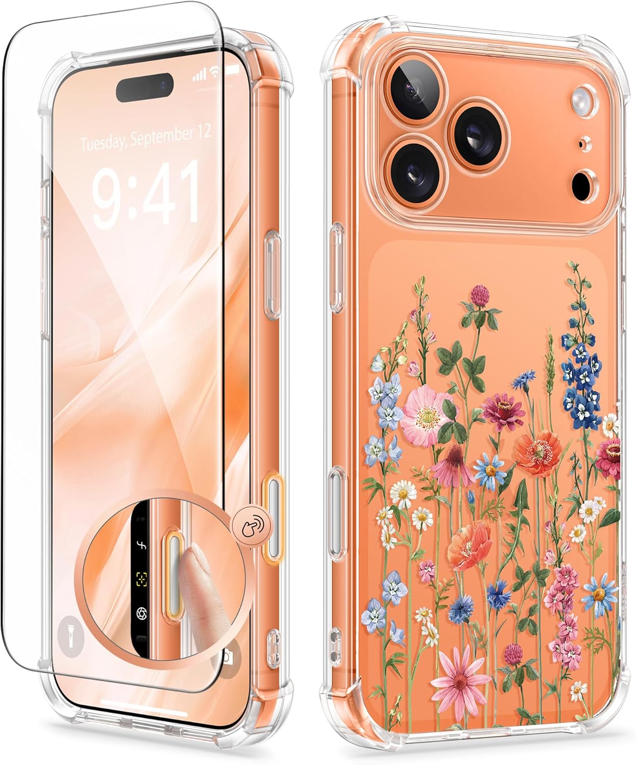 iPhone 17 Pro Max Case Wild Petals  GVIEWIN